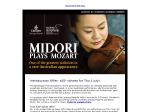 $25 Tickets to Sydney Symphony "Midori" Thur. 1 July 8pm (100 tickets only) Sydney Opera House