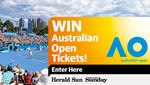 Win 1 of 20 Double Passes to an Early Round Match on Rod Laver Arena from The Herald Sun [VIC Only]