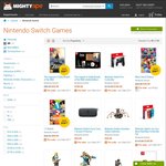 $10 to $20 off Game Pre-Order for Nintendo Switch on MightyApe