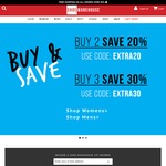 Buy 2 - Save 20%, Buy 3 - Save 30% Sitewide (Excluding School) + Free Shipping over $99 - Shoe Warehouse