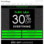 30% off Everything at Strandbags Online Only