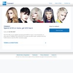 AmEx Statement Credit: Toni&Guy (Spend $150 or More Get $50)