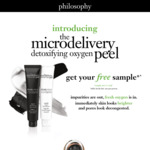 Free Sample of Detoxifying Oxygen Peel Mask from Coty (Philosophy) Limited to 5000 Samples