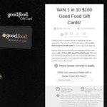 Win 1 of 10 $100 Good Food Gift Cards from Edge Loyalty Systems