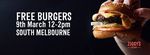 [VIC] Free Texan Burger 9/3 from Ziggy's Eatery South Melbourne