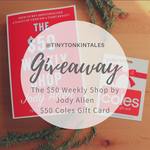 Win a Copy of The Book 'The $50 Weekly Shop' + a $50 Coles Gift Card from Tiny Tonkin Tales on Instagram