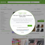 Shipping Fee Returned as Credit When Spend over $30 on Goods @ Groupon