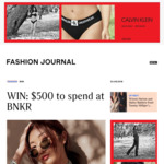 Win a $500 BNKR Voucher from Fashion Journal