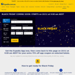 Expedia - 75% off Selected Hotels, Double Points if You Download The App and Book on Black Friday