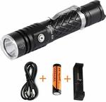 30% off ThorFire TK18 Flashlight + 18650 Battery & Charger $34.29 + Delivery (Free with Prime/ $49 Spend) @ Thorfire Amazon AU