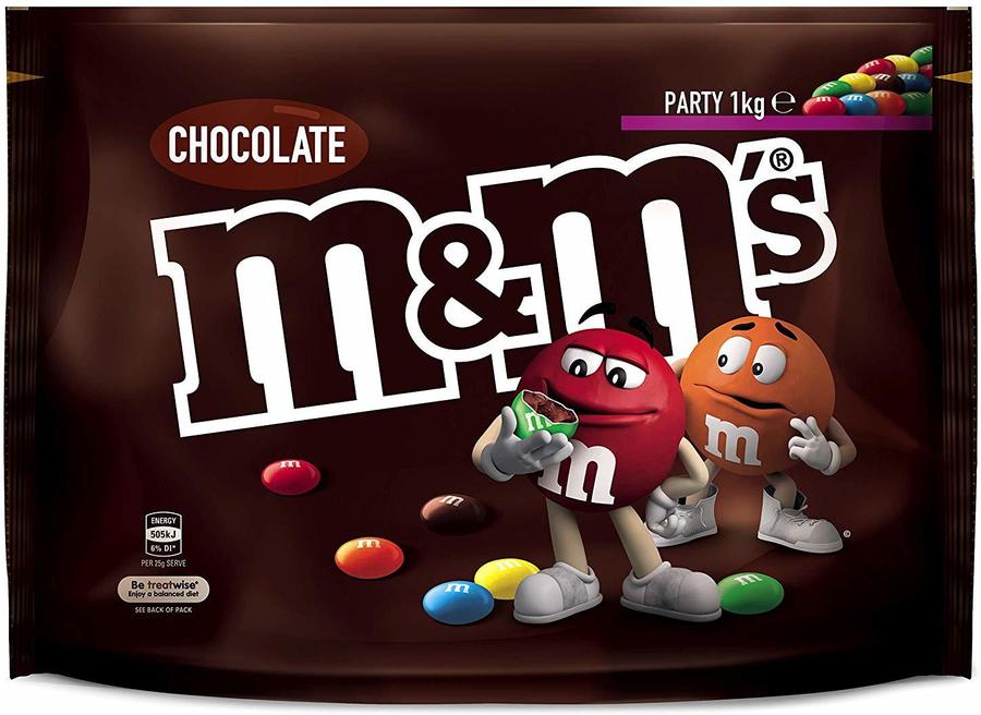 M&M’s Milk Chocolate & Peanut Chocolate Party Size Bag 1kg $8.24 ...