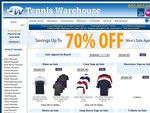 Tennis Clothes (Men and Womens) up to 70% off @ Tennis Warehouse (Online Store Only)