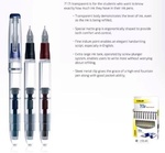 'Dollar' Transparent Fountain Pen 10-Pack $35 Delivered: Buy 1 Pack Get 1 Pack Free @ Asia Super Mall via Fishpond
