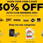 30% off RRP for Automotive Club Members @ Repco