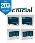 Crucial P1 SSD M.2 PCIe NVMe 500GB $86.40 + Delivery ($0 with eBay Plus) @ Futu Online eBay