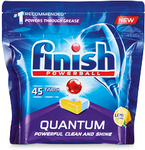 Finish Quantum Dishwashing Tablets 45pk - $14.99 (33c Each) @ ALDI