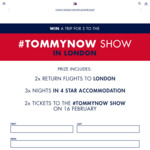 Win a Trip to the TOMMYNOW Fashion Show in London for 2 Worth $9,500 from Tommy Hilfiger