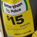 [VIC] Prepaid Mobile SIM: Vodafone $40 for $20, Telstra $40 30GB 35 Days for $15 @ Woolworths Hawthorn