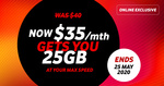 Vodafone Endless Data $35/Mth for 12 Months w/ Unlimited Calls/Text & Data Capped at 1.5Mbps after 25GB