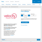 Transfer flybuys Points to Velocity - up to 20% Bonus Points - (No Cap)