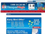 Receive a BONUS 16pc Dinner Set Valued at $99.00 from Hamper Magic