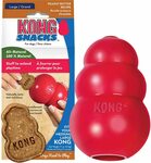 KONG Large Dog Toy and Peanut Butter Snacks Bundle $30.58 + Delivery ($0 with Prime/ $39 Spend) @ iServe via Amazon AU