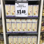 [VIC] Bonsoy Almond $1.49 (Was $3.99) @ Supa IGA Sydney Rd, Brunswick