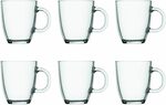 [Back Order] Bodum Transparent Coffee Mugs (Set of 6) $20 Shipped + Delivery ($0 with Prime/ $39 Spend) @ Amazon AU