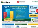 Transfer or Create Your Site at Netfirms for Just $1.00 (One Dollar!)