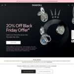 20% off Most Jewellery (Exclusion Applies) @ Pandora