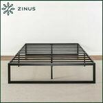 Zinus QuickLock Bed Frame - Single $105.80, Double $123.50, Queen $127.88, King $143.10 @ Zinus eBay
