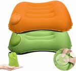 YESDEX 2-Pack Travel Camping Pillow, Hand Press & Lightweght $19.99 + Post ($0 Prime/ $39 Spend) @Yesdex Amazon AU