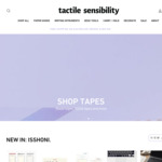 5% off storewide for Japanese stationery + Free delivery over $59 at tactile sensibility