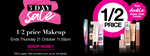 ½ Price Make-up (Some Brand Exclusions) @ Priceline