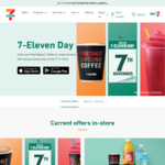 7-Eleven Day - Free Large Slurpee or Regular Coffee with Any Purchase @ 7-Eleven