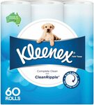 Kleenex Complete Clean Toilet Paper 60 Rolls $26.67 ($24 S&S) + Delivery ($0 with Prime/ $39 Spend) @ Amazon AU