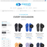 25%-50% off Slappa's Thongs + $7.50 Delivery ($0 with $70 Order) @ Slappa's Thongs