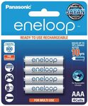 Panasonic Eneloop AAA Rechargeable Batteries, 4-Pack $14.75 ($13.28 S&S) + Delivery ($0 with Prime/ $39 Spend) @ Amazon AU