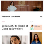 Win $500 Worth of Cong Yu Jewellery from Fashion Journal