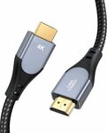 8K 2.1 HDMI Cable 1m $11.69 (Expired), HDMI Cable 4K@60Hz 1m $7.14 + Post ($0 Prime/ $39+) @ CableCreation Amazon AU
