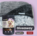 Win a Snooza Calming Blanket & ZamiPet HappiTreats (Worth $106.85) from Zamipet
