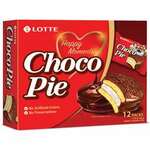 Lotte Choco Pie Original 12pk $2.75 (Was $5.50) @ Woolworths