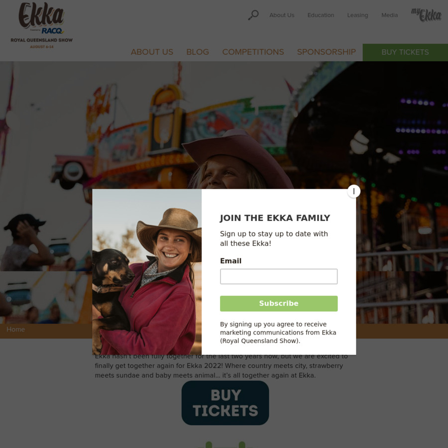 QLD 30 off Ekka 2022 Tickets Limit 10 000 0.8 Booking Fee