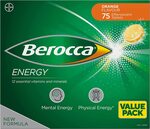 Berocca Energy Vitamin 75 Pack, Original Berry or Orange  $22.99 ($20.69 S&S) + Delivery ($0 with Prime/ $39 Spend) @ Amazon AU