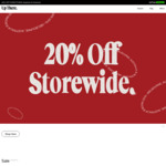 20% off Everything (Including Sale Items) + Delivery @ Up There Athletics
