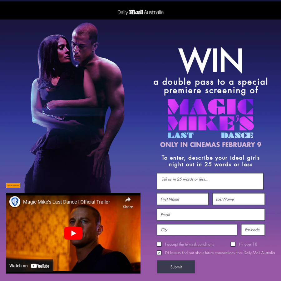 Win 1 Of 250 Double Passes To A Premier Screening Of Magic Mike s Last Win 1 Of 250 Double Passes To A Premier Screening Of Magic Mike s Last