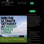 Win a Luxurious Mountain Escape with a One-Night Stay for You and up to 7 Guests Valued at $2,200 from Mount French Lodge