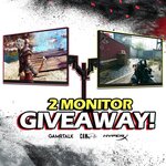Win 1 of 2 25" 240Hz Gaming Monitors from HyperX x Last of Cam