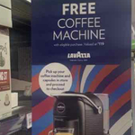 Bonus Lavazza Jolie Black Coffee Machine with Purchase of 8 Boxes of A Modo Mio Coffee Capsules $100 @ Woolworths (in-Store)