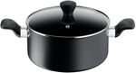 Tefal Comfort Non-Stick 5 Piece Set Black $89 (RRP $300) Delivered @ Spotlight (Free VIP Membership Required)
